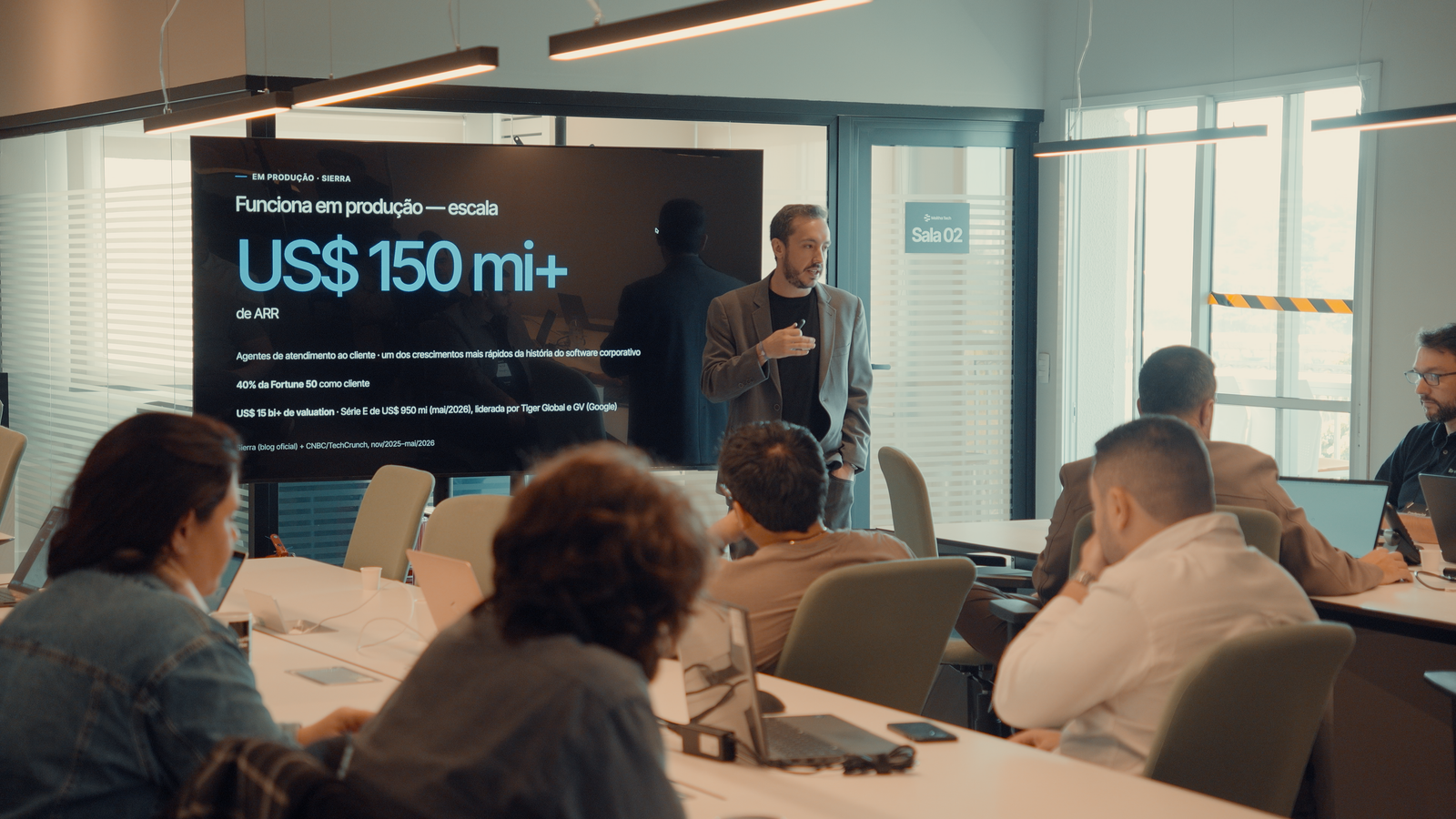 Apresentação na 1ª edição do AI Agent Lab